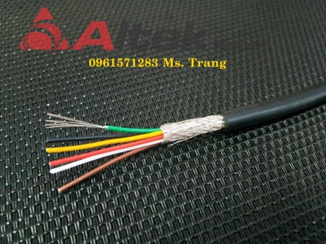 Dây cáp tín hiệu 6 lõi có chống nhiễu tiết diện 24awg