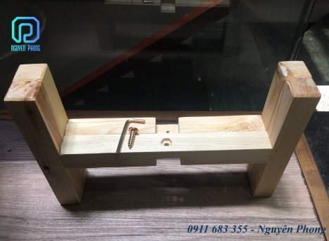Kệ đôn gỗ vuông đẹp làm đôn trang trí cực đơn giản, tiện lợi, nhỏ gọn