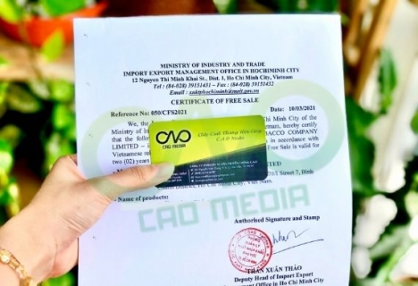 Cách xin giấy phép lưu hành tự do bột bắp dễ dàng nhất