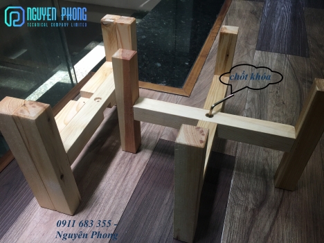 Kệ đôn gỗ vuông đẹp làm đôn trang trí cực đơn giản, tiện lợi, nhỏ gọn