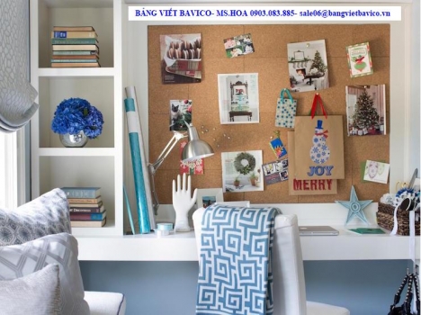 BẢNG GHIM GỖ BẦN - 80x120 cm 0903.083.885