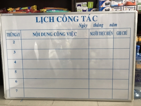 Bảng lịch công tác tuần - 60x100cm 0903 083 885