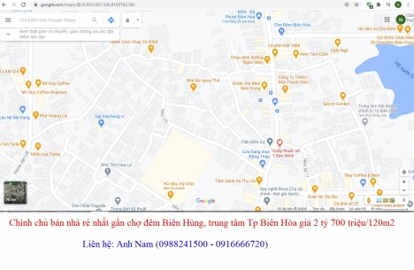 Bán gấp nhà riêng 240m2 gần Biên Hùng, Tp Biên Hòa giá 5 tỷ 400 triệu, chính chủ bán