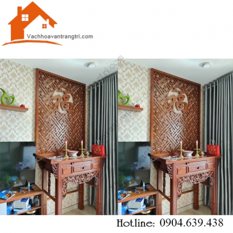 Đơn vị làm vách ngăn cnc trang trí phòng thờ quận 12