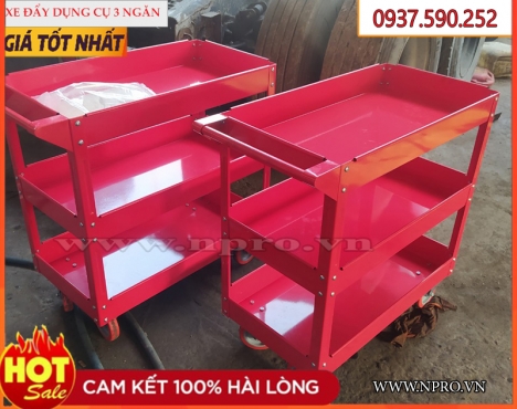 Xe đựng đồ nghề 3 ngăn giá rẻ nhất hiện nay