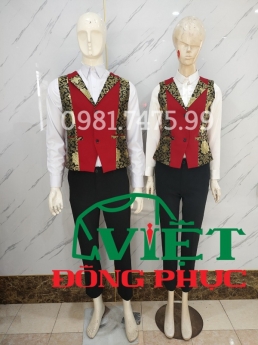 Xưởng may đồng phục nhân viên phục vụ bàn giá rẻ, mẫu mã đa dạng, tư vấn nhiệt tình