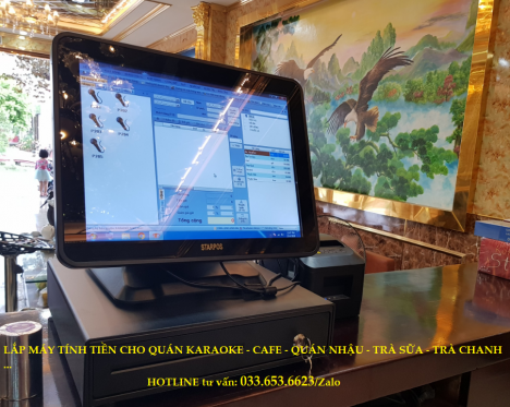 Bán máy tính tiền cho quán karaoke, bida tại Long An
