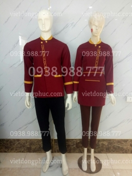 Xưởng may đồng phục nhân viên phục vụ bàn giá rẻ, mẫu mã đa dạng, tư vấn nhiệt tình