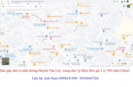 Bán gấp 2 căn nhà riêng 240m2 gần đường Huỳnh Văn Lũy, P Quang Vinh, Tp Biên Hòa