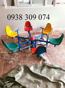 20 mẫu đu quay cho bé mầm non, mâm quay ngoài trời giá rẻ