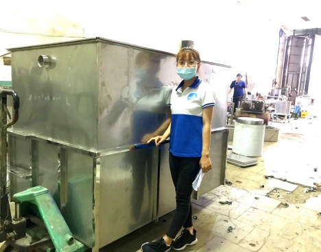 Thùng lọc mỡ, hộp bẫy mỡ, thiết bị tách dầu mỡ, bể tách mỡ công nghiệp vinacee inox 304 (đặt riêng).