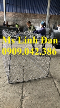 xưởng sản xuất rọ đá mạ kẽm, rọ đá mạ kẽm, rọ đá bọc nhựa,