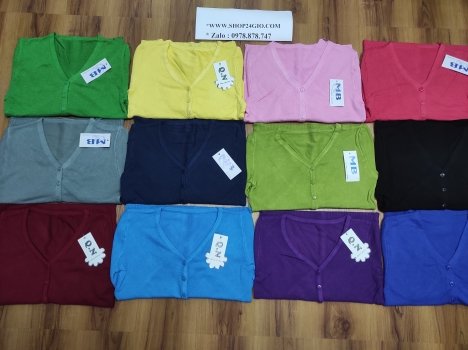Áo Khoác Len Nữ 9 Nút Có Nhiều Màu