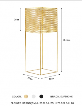 Kệ để cây trong nhà, kệ cây cảnh, kiểu dáng hộp lỗ thích hợp trang trí nhà ở, văn phòng hiện đại
