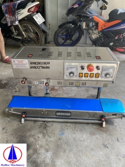 Máy hàn miệng túi liên tục có chân FRD 1000 0982811839