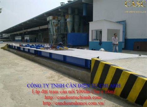 Thiết kế, thi công, lắp đặt trạm cân điện tử ô tô 100 tấn - Cân điện tử Chi Anh
