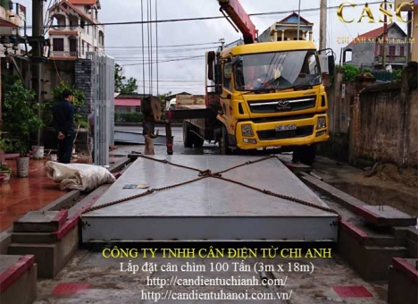Thiết kế, thi công, lắp đặt trạm cân điện tử ô tô 100 tấn - Cân điện tử Chi Anh