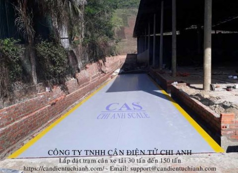 Thiết kế, thi công, lắp đặt trạm cân điện tử ô tô 80 tấn - Cân điện tử Chi Anh