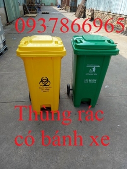 Thùng rác có bánh xe tại bắc ninh, thùng rác dùng trong công nghiệp, thùng rác trong trường học