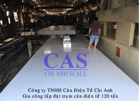 Thiết kế, thi công, lắp đặt trạm cân điện tử ô tô 120 tấn - Cân điện tử Chi Anh