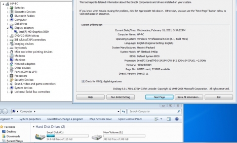 Laptop HP Elitebook 8460P Core i5-2410M Ram 4GB HDD 500GB VGA ON Màn Hình 14 Inch Máy Vỏ Nhôm Đẹp