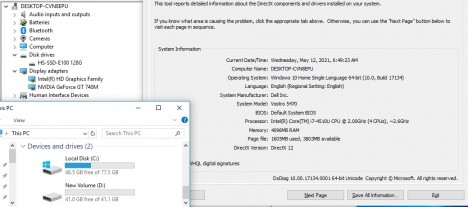 Laptop Dell Vostro 5470 Core i7-4510U Ram 4GB SSD 128GB Máy Đẹp 2 CARD VGA Rời Màn 14 Inch
