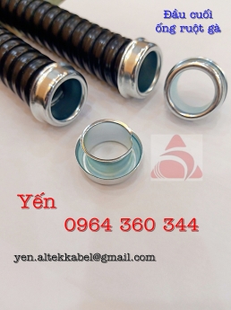 Ống ruột gà tráng kẽm bọc nhựa PVC, ống ghen mềm luồn dây phi 20