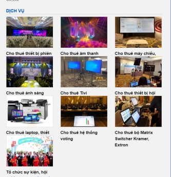 Công ty Phúc Thành Nhân chuyên cho cho thuê, mua bán các thiết bị hội nghị, hội thảo.