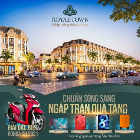 Nhận giữ chỗ nhà - mặt tiền đường Nguyễn Thị Khắp - ROYAL TOWN