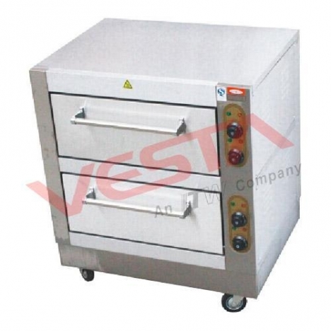 Lò nướng bánh mì 2 tầng 4 khay dùng điện