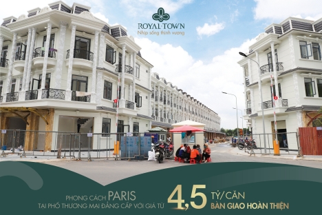 Nhận giữ chỗ nhà - mặt tiền đường Nguyễn Thị Khắp - ROYAL TOWN