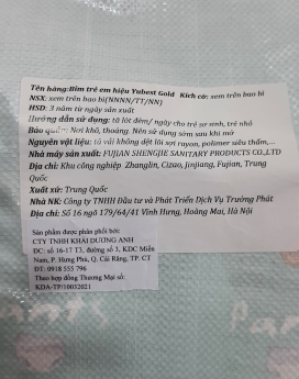 Sỉ và lẻ tã bỉm nội địa Trung Yubest, tã bỉm cao cấp Cần Thơ