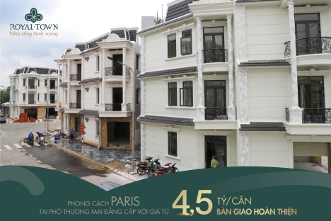 Nhận giữ chỗ nhà - mặt tiền đường Nguyễn Thị Khắp - ROYAL TOWN