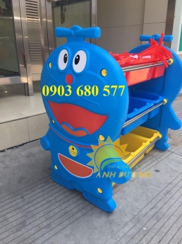 Kệ nhựa trẻ em cho trường lớp mầm non, gia đình, khu vui chơi