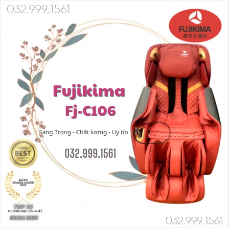 FUJIKIMA C106 - ĐỊA CHỈ BÁN GHẾ MASSAGE [GIẢM GIÁ 70%] - Gọi ngay: 032.999.1561