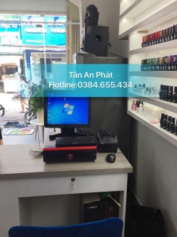 cung cấp trọn bộ máy tính tiền cho shop mỹ phẩm tại cần thơ