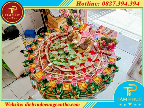 Đặt mâm cúng đầy tháng đẹp mắt cho bé tại Cần Thơ