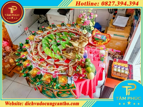 Đặt mâm cúng đầy tháng đẹp mắt cho bé tại Cần Thơ