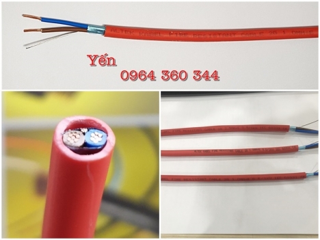 Cu/FR-LSZH Cáp vặn xoắn từng cặp chống cháy chống nhiễu + E