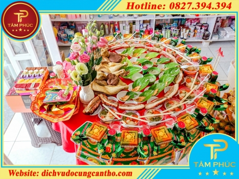 Đặt mâm cúng đầy tháng đẹp mắt cho bé tại Cần Thơ