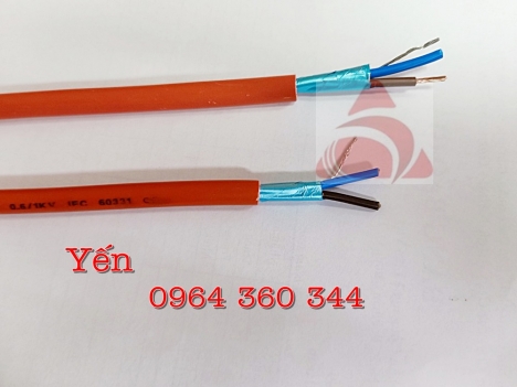 Cu/FR-LSZH Cáp vặn xoắn từng cặp chống cháy chống nhiễu + E