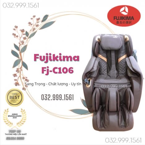 FUJIKIMA C106 - ĐỊA CHỈ BÁN GHẾ MASSAGE [GIẢM GIÁ 70%] - Gọi ngay: 032.999.1561