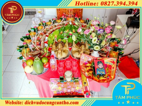 Đặt mâm cúng đầy tháng đẹp mắt cho bé tại Cần Thơ