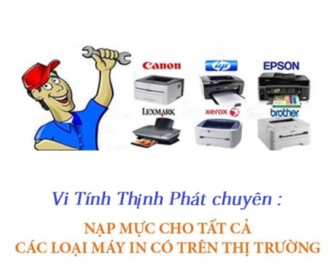 Dich vụ nạp mực in,sửa máy in tận nơi giá rẻ