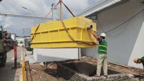 Thùng lọc mỡ, hộp bẫy mỡ, thiết bị tách dầu mỡ, bể tách mỡ công nghiệp vinacee  (đặt riêng).