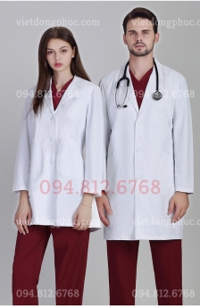 Công ty may quần áo bác sĩ kiểu dáng đẹp, thiết kế hợp lý, tiện dụng