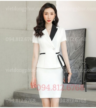 Xưởng may vest đồng phục công sở theo dáng người chuẩn không cần chỉnh