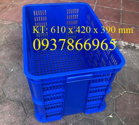 Bán sọt nhựa đựng rau củ quả  trong siêu thị( sọt nhựa Đựng thực phẩm đông lạnh), sóng nhựa hở, Sọt