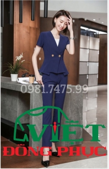 Xưởng may vest đồng phục công sở theo dáng người chuẩn không cần chỉnh