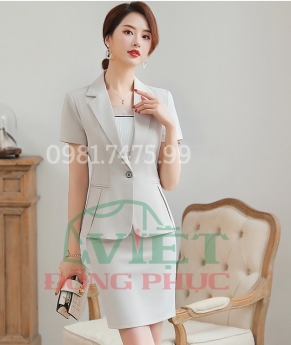 Xưởng may vest đồng phục công sở theo dáng người chuẩn không cần chỉnh